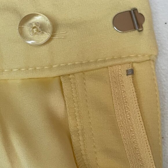 NWT Liverpool Los Angeles Yellow Kelsey Stretch Twill Mid Rise Trousers 0/25 - Picture 6 of 16